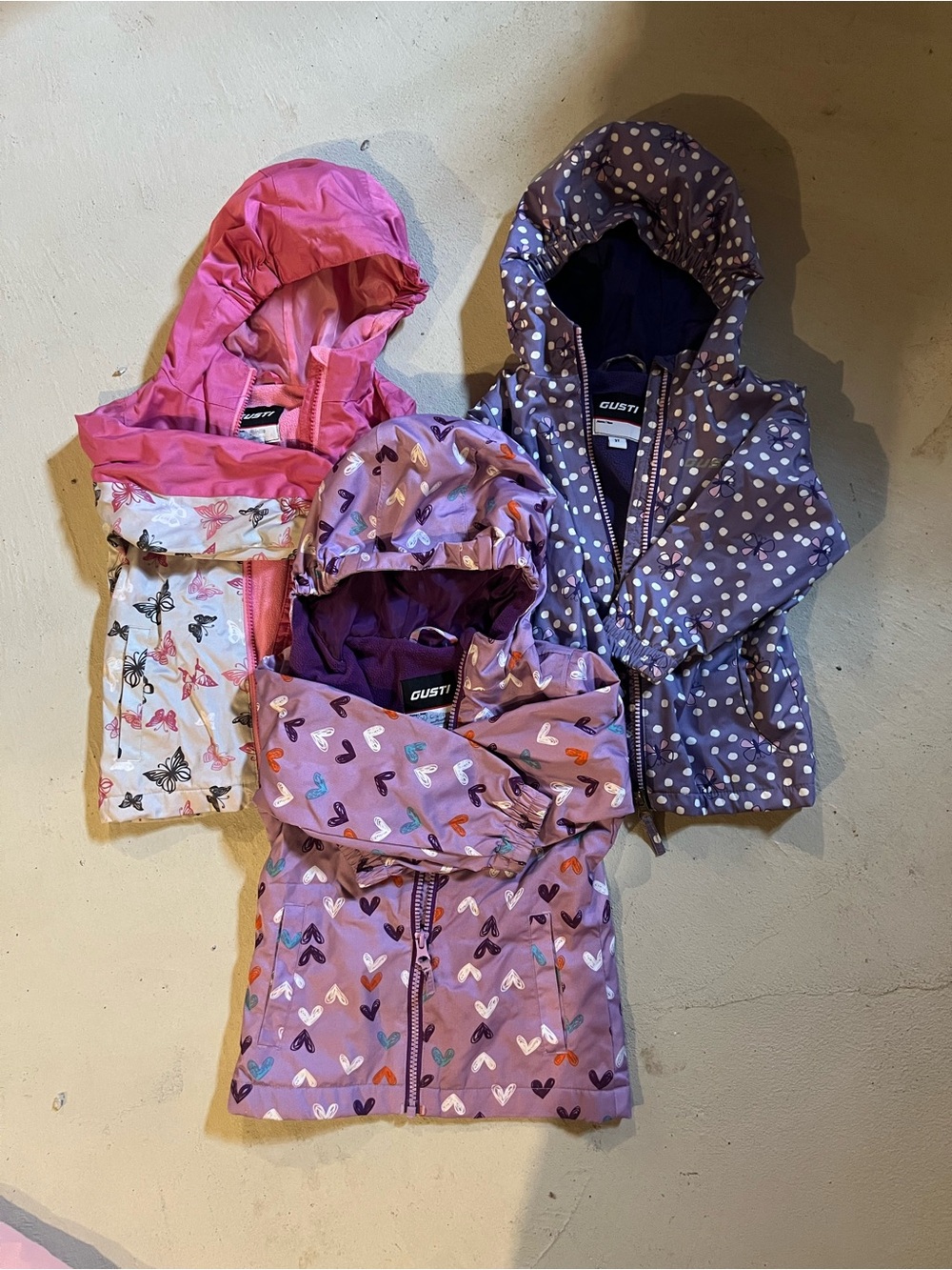 3x Girls Gusti Jackets